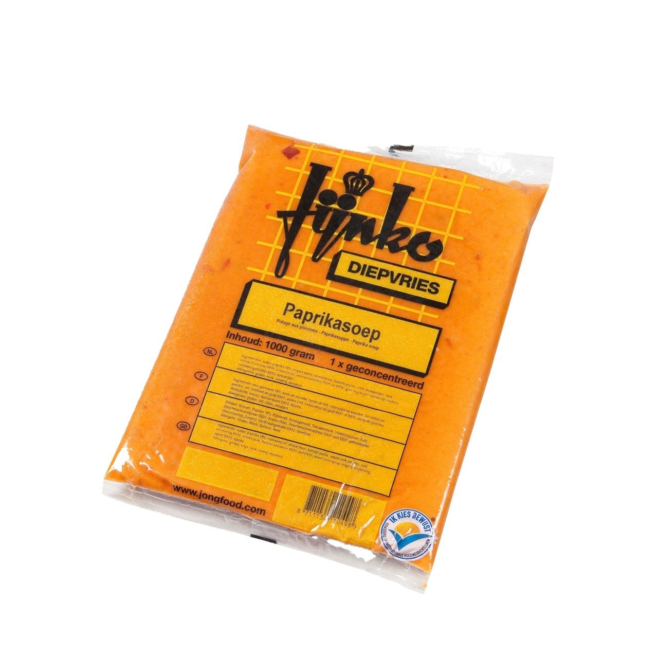 Fijnko paprikasoep pak 1 liter