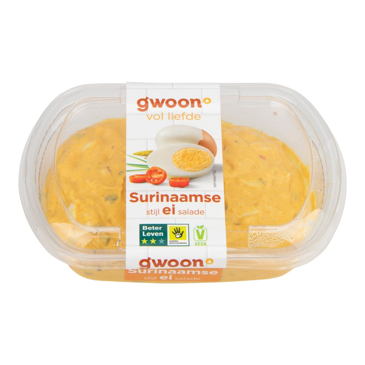 G'woon surinaamse ei salade 175 gram