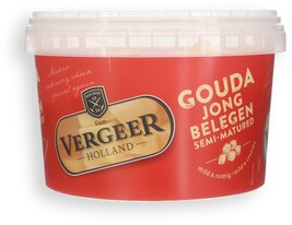 Vergeer kaasblokjes jong belegen 500 gram