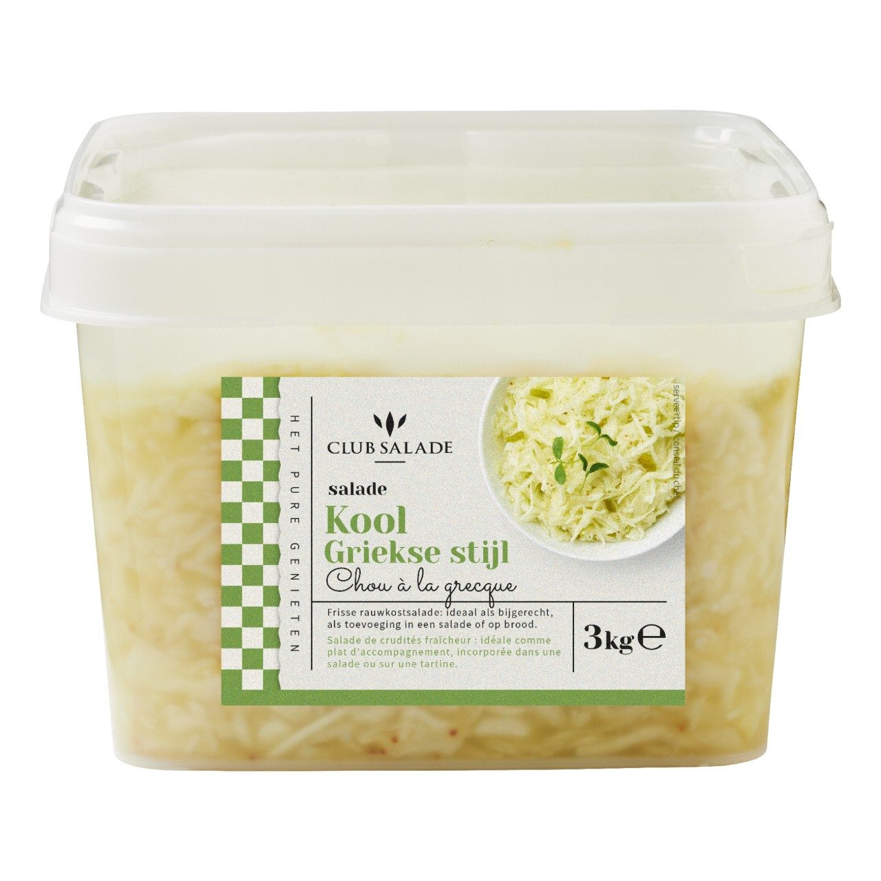 Club griekse kool salade emmer 3 kilo