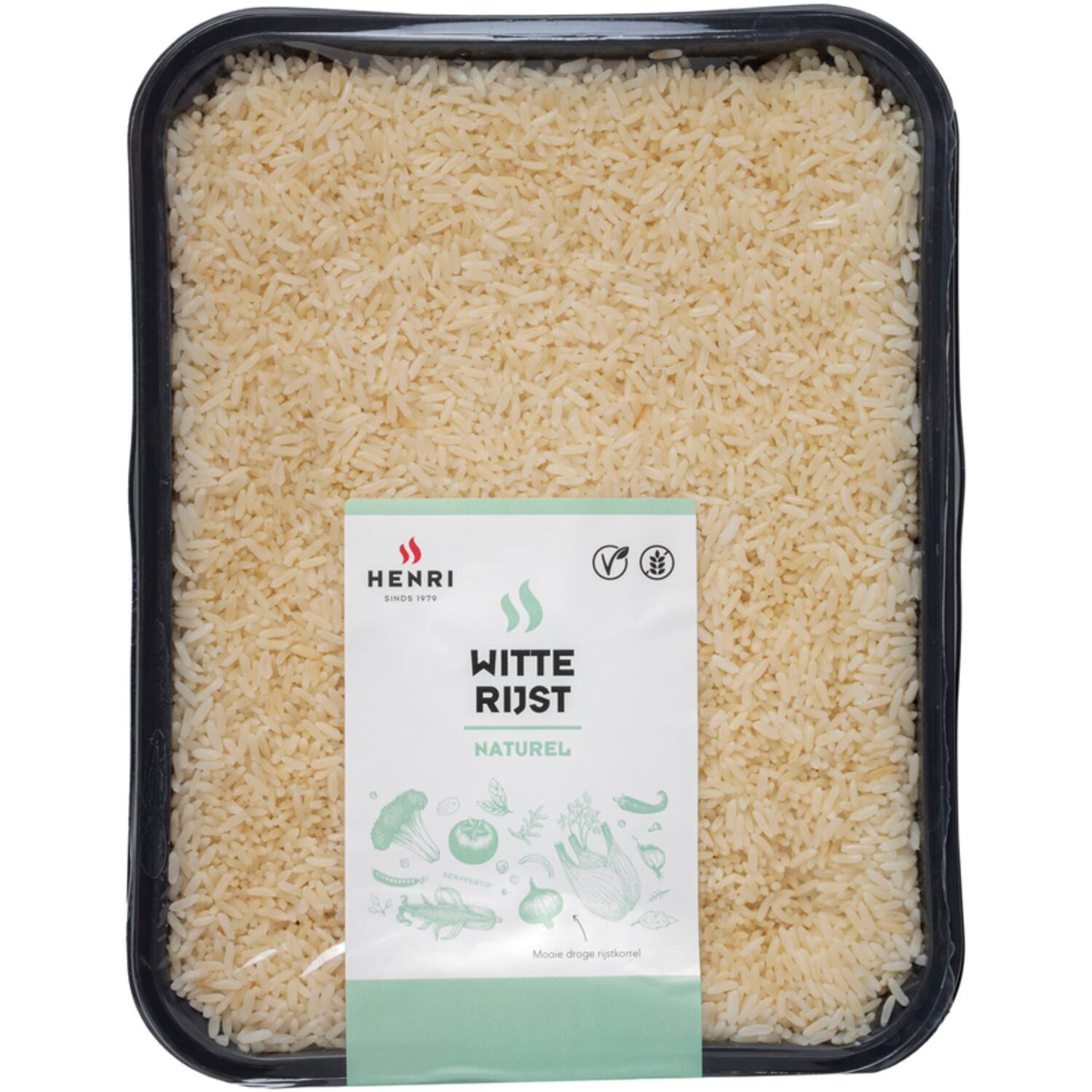 Henri gekookte witte rijst per 2,5 kilo