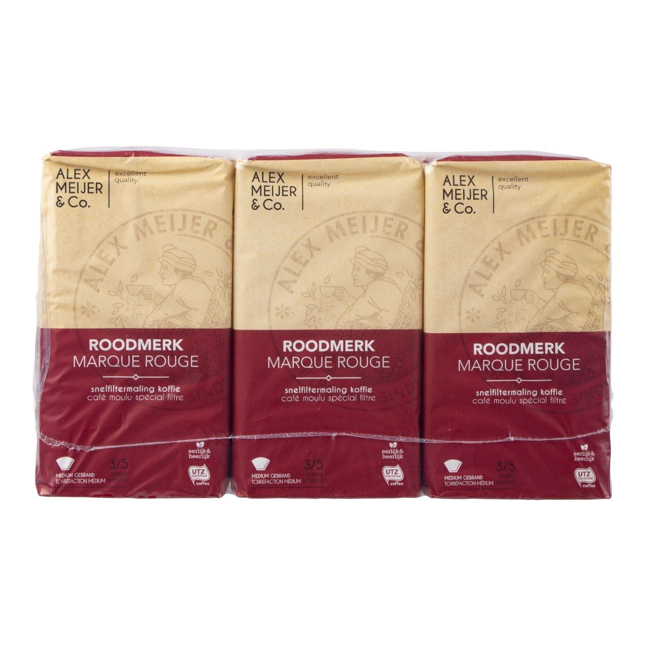 A.M. koffie snelfiltermaling 6 x 500 gram