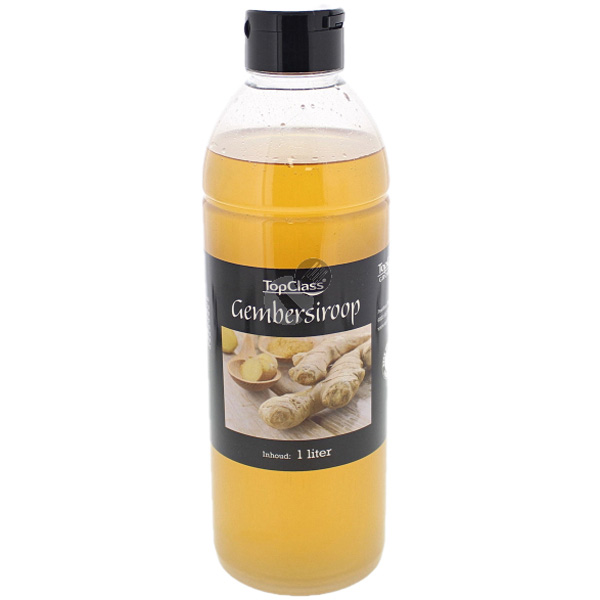 Topclass Gember siroop fles 1 liter