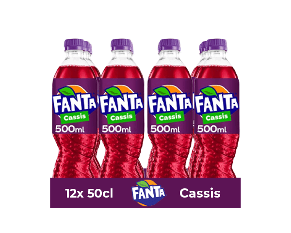 Fanta cassis 12 x 50 cl
