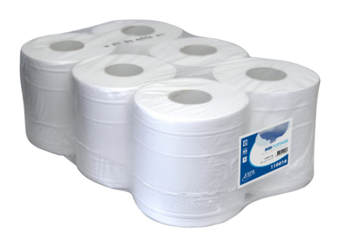 Euro poetsrol midi cellulose 2 laags 500 gram 6 rollen