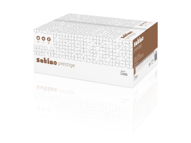 Satino prestige cube box facial tissue cellulose 21 x 20 cm 2 laags 30 doos