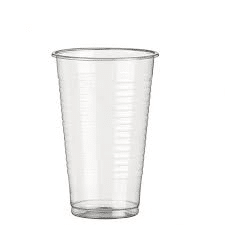 Depa plastic water bekers 200 CC doos 100 stuks