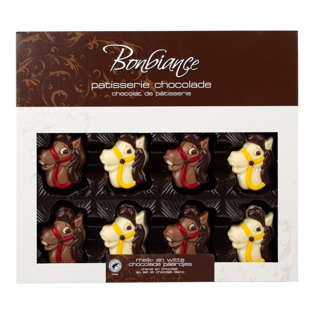 Bonbiance chocolade paard doos 540 gram