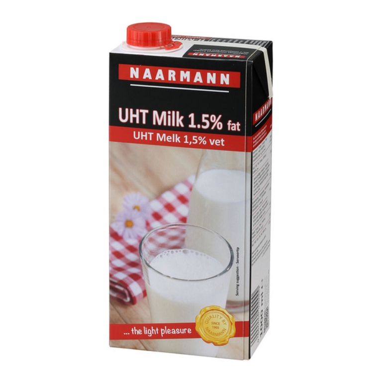 Houdbare halfvolle melk Uht 1,5% 12 pakken x 1 liter