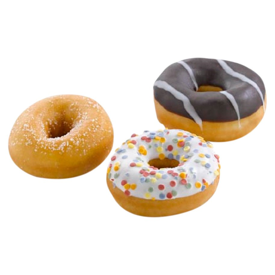 Mini donuts mix 3x 30 stuks 30 gram