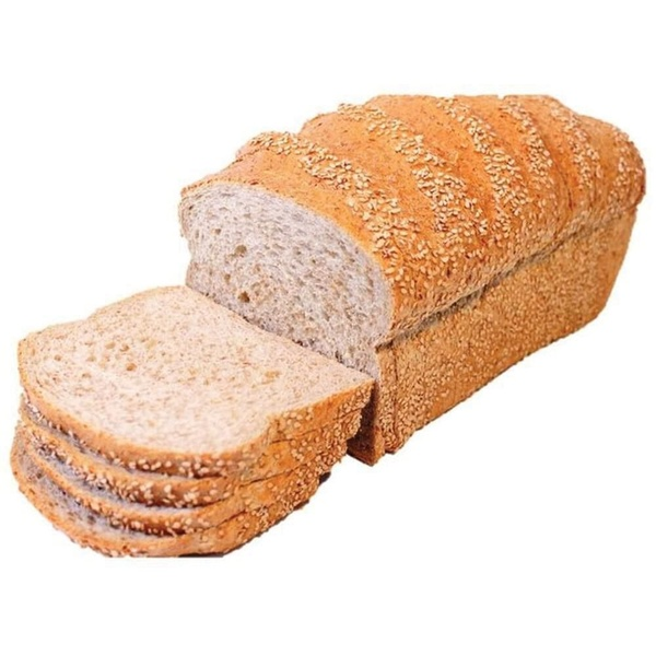 Gesneden sesam bruin brood heel