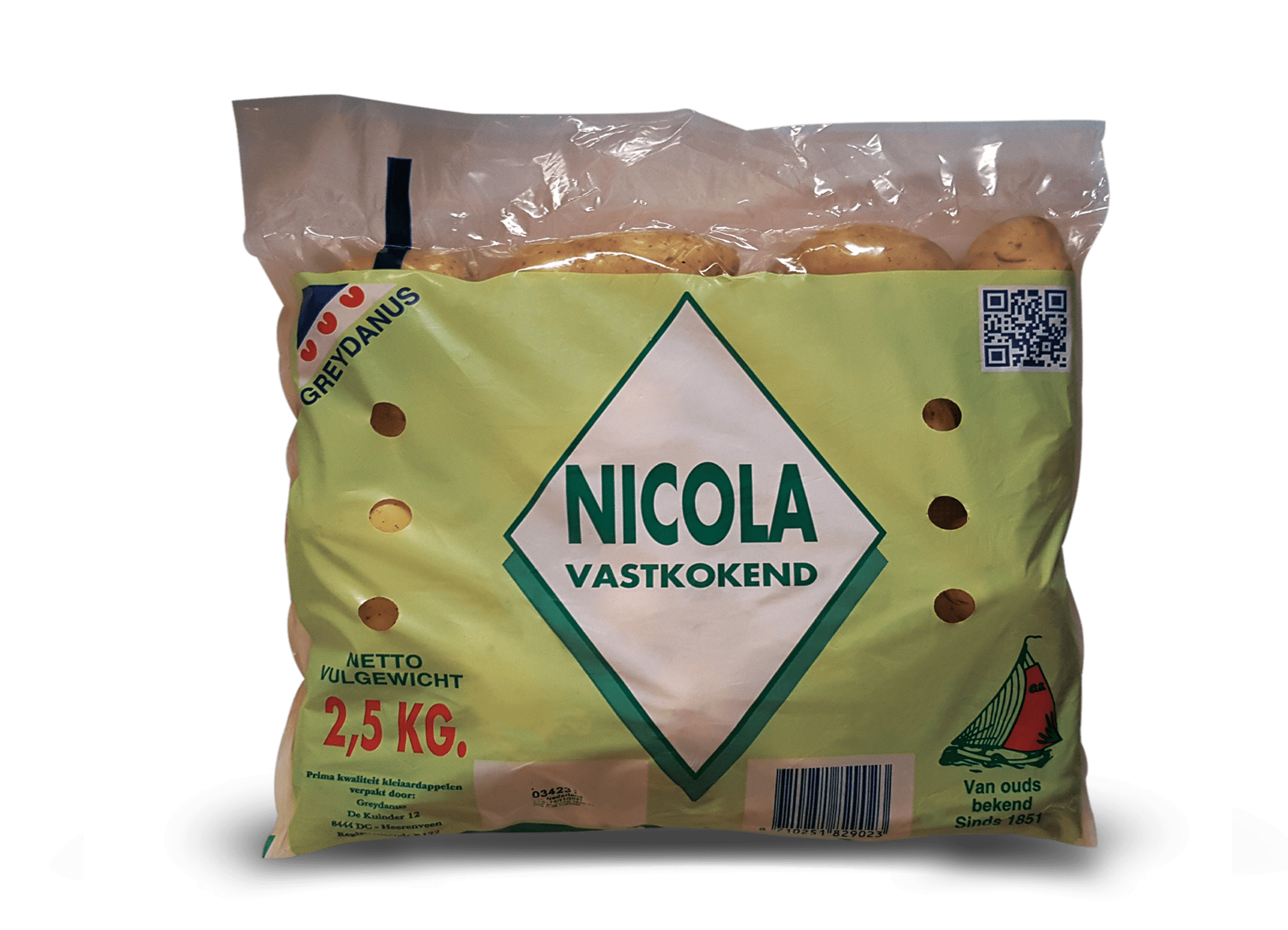 Nicola aardappelen vastkokend zak 2,5 kilo