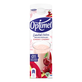 Optimel drinkyoghurt Cheeky cherry 1 literpak