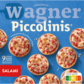 Wagner mini pizza piccolini salami 9 stuks