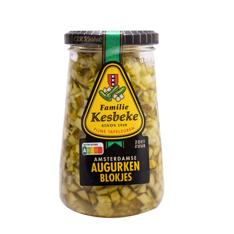 Augurken blokjes zoetzuur 370 ml