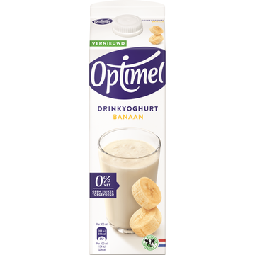 Optimel drinkyoghurt banaan 1 literpak