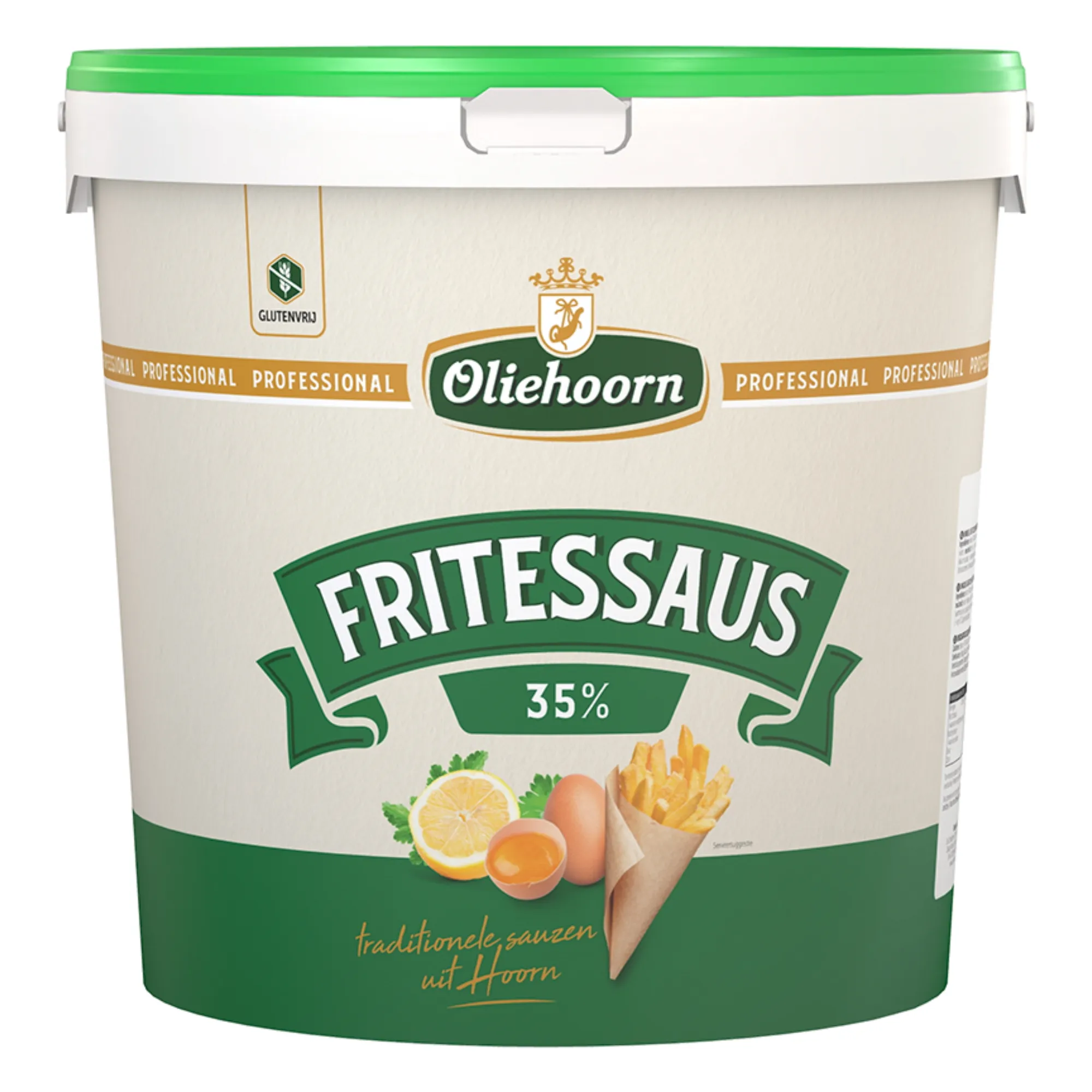 Oliehoorn Frietsaus 35% groen 10 liter