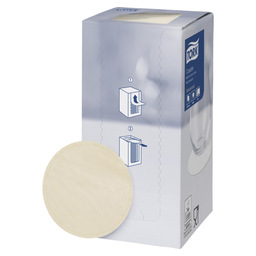 Tork onderzetters 9 cm geel pak 250 stuks