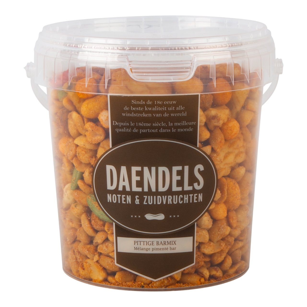 Daendels pittige barmix nootjes emmertje 525 gram