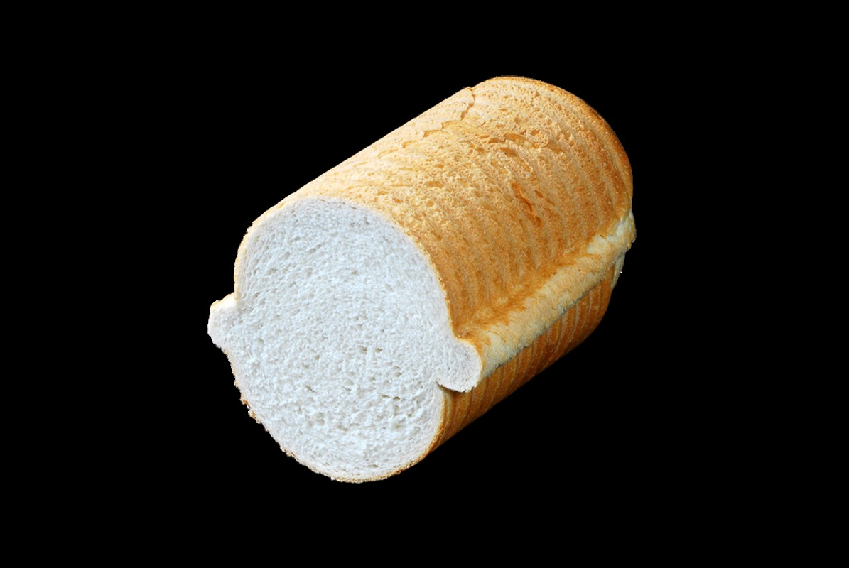 Gesneden casino wit brood rond 1/2