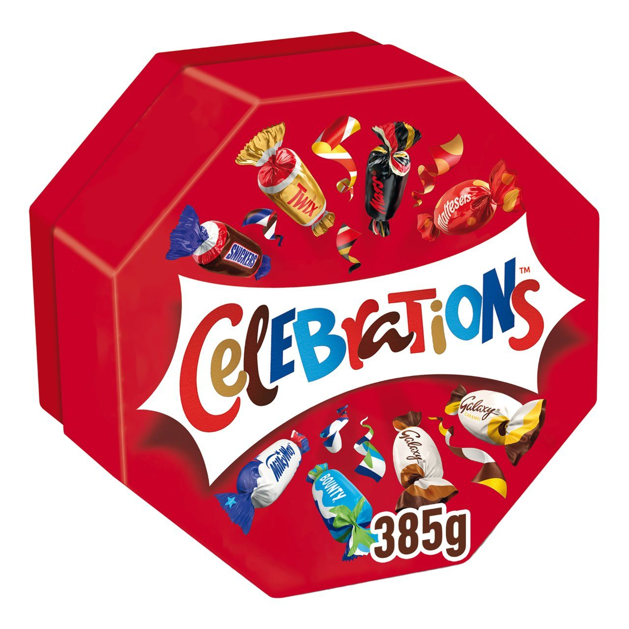 Celebrations chocolade assortiment doos a 385 gram