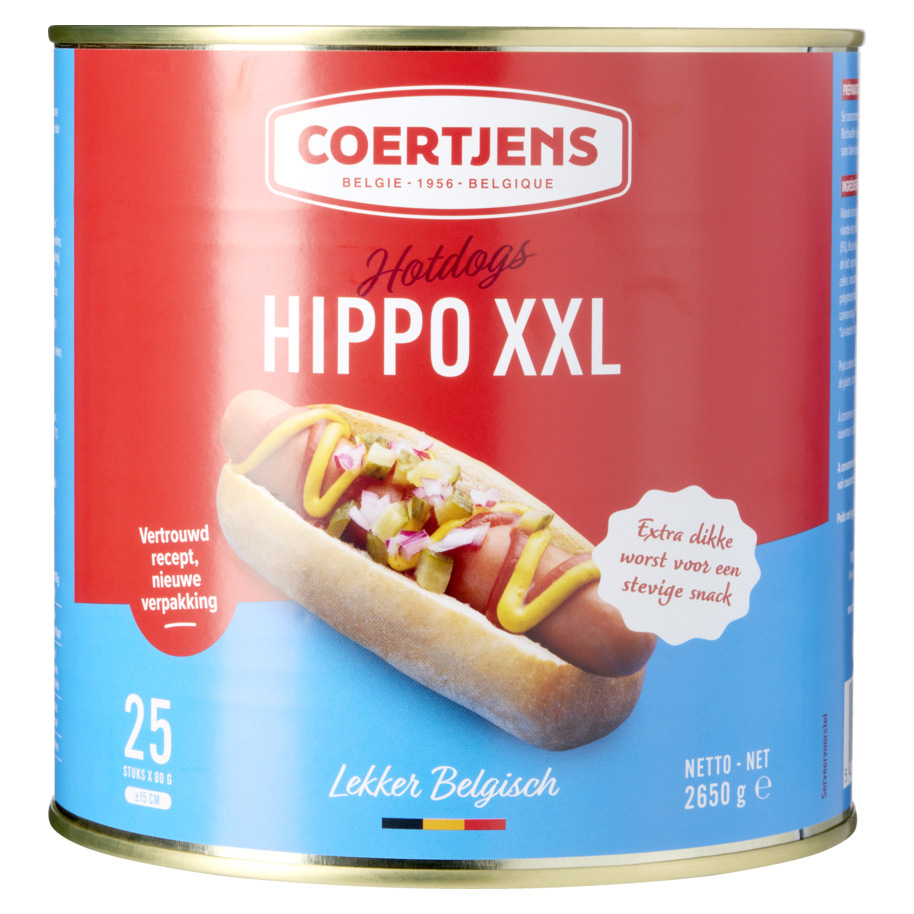Coertjens hot dogs XXL 25 x 80 gram