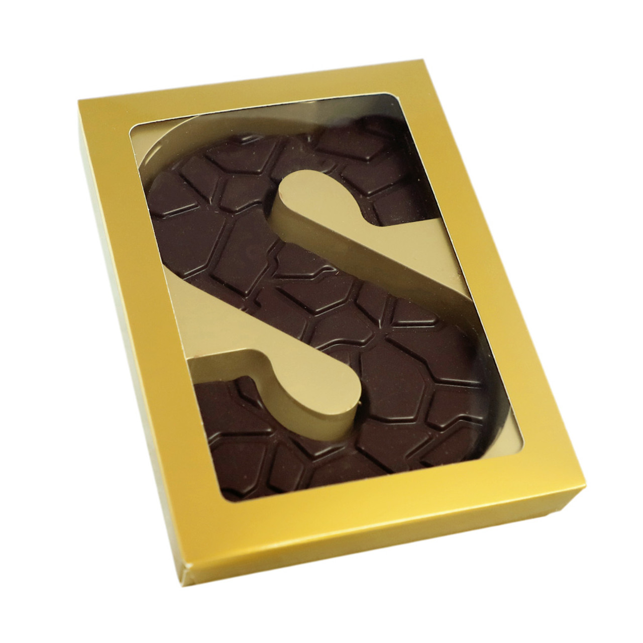 Chocoladeletter puur 175 gram per stuk