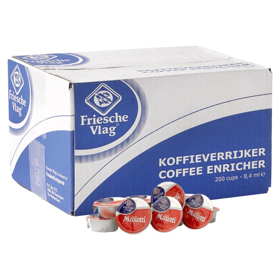 Koffieroom 10% musetti 200 stuks
