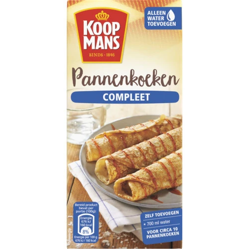 Koopmans pannenkoekmix compleet pak 400 gram