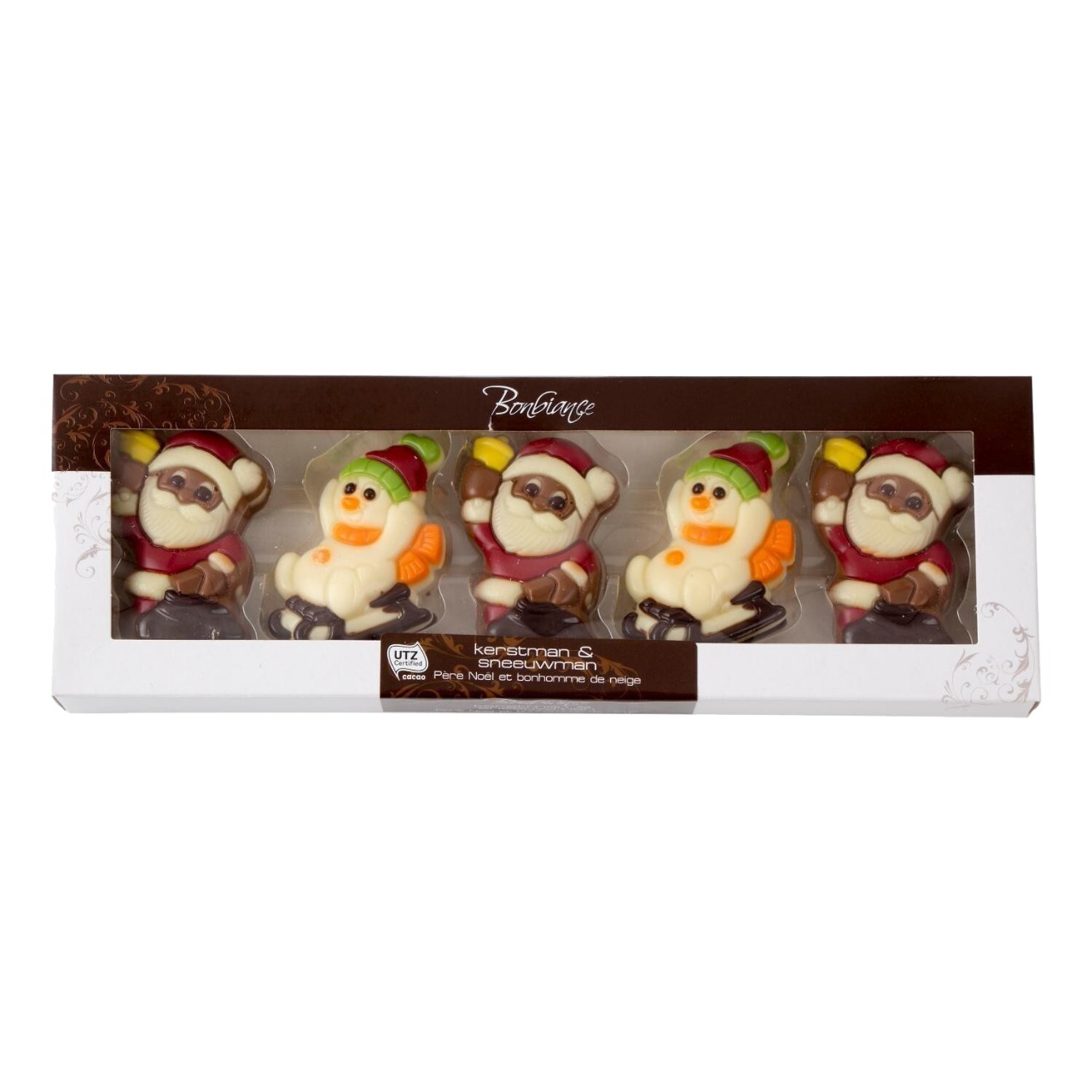 Bonbiance chocolade kerstfiguren 150 gram