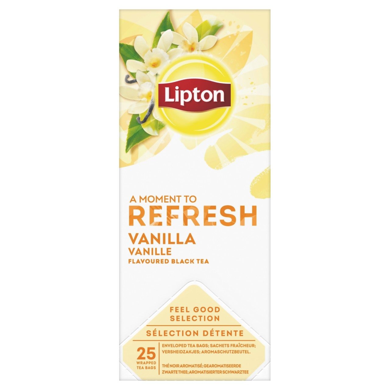 Lipton Vanille thee doosje 25 zakjes