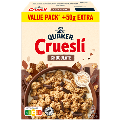 Quaker Cruesli chocolade 900 gram