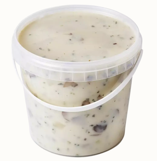 Verse champignonsoep pot 1 liter