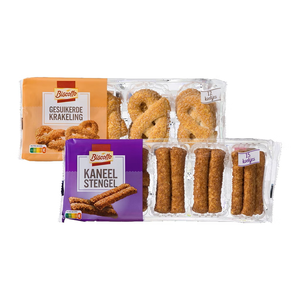 Biscotto gesuikerde krakelingen