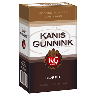 Kanis & gunnink koffie snelfiltermaling 500 gram