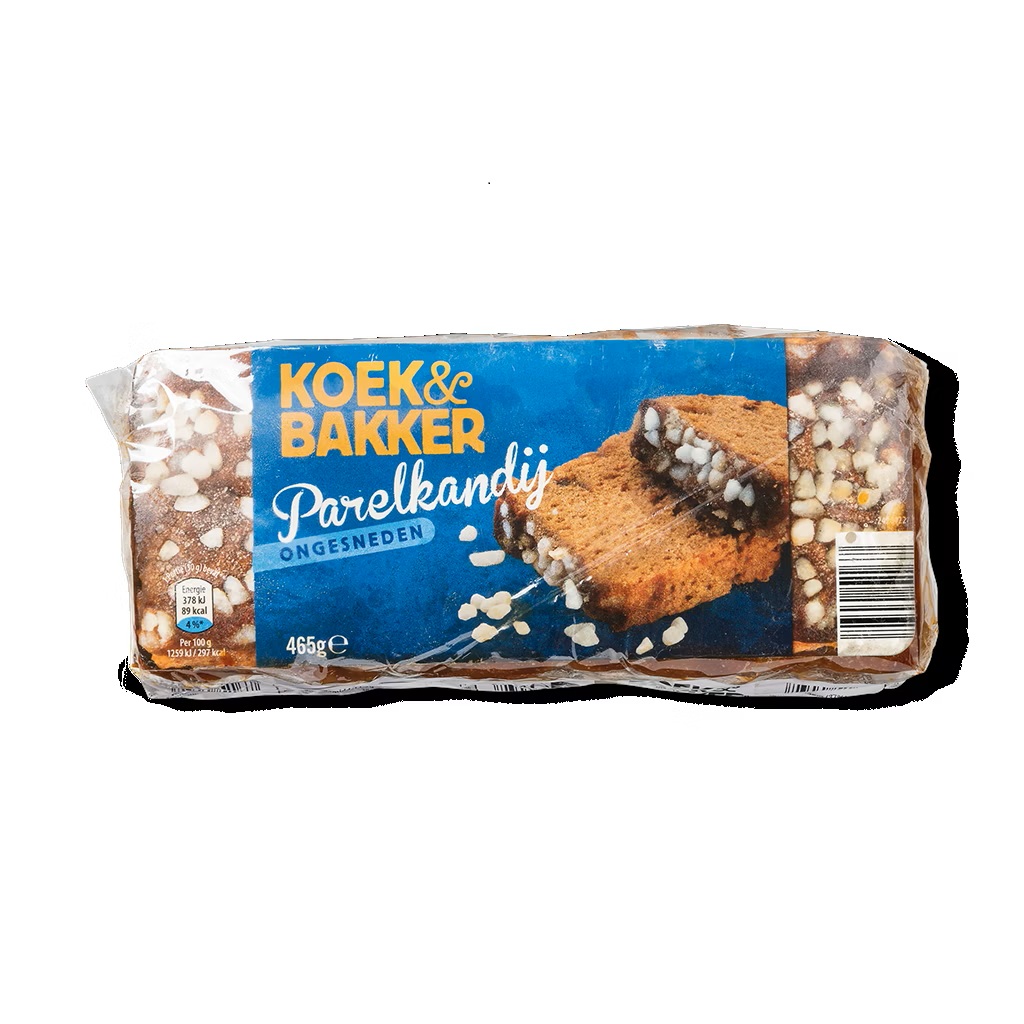 Koek & bakker luxe ontbijtkoek parelkandij