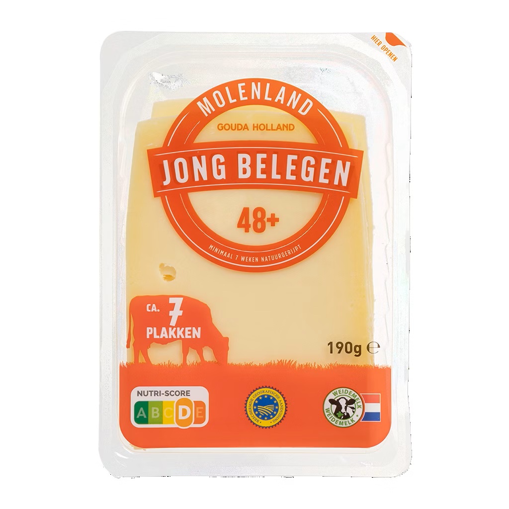 Molenland goudse kaas 48+ jong belegen