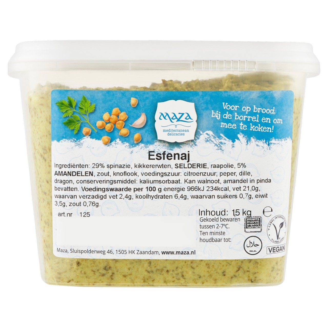 Maza Esfenaj bak 1.5 kilo