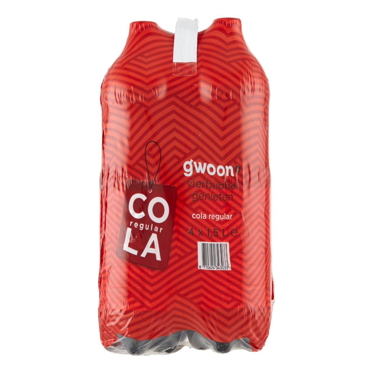 G'woon cola regular 6 flessen x 1,5 liter