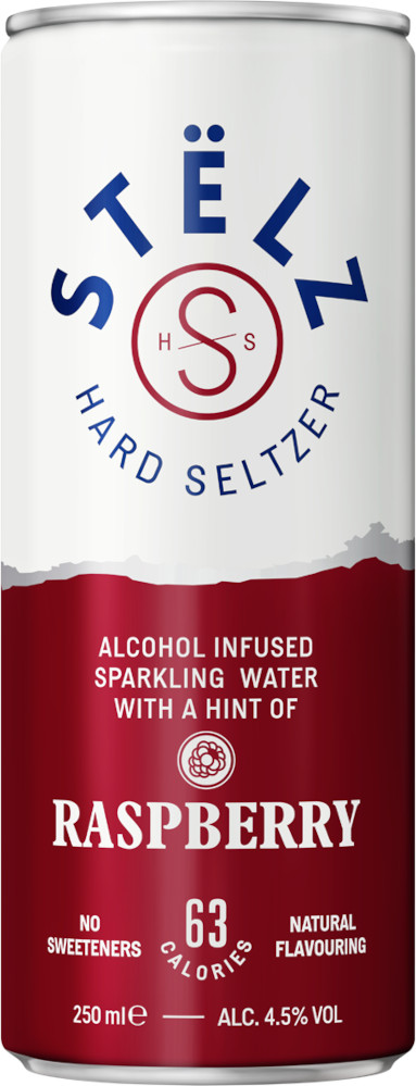Stelz Raspberry blik 12 x 25 cl