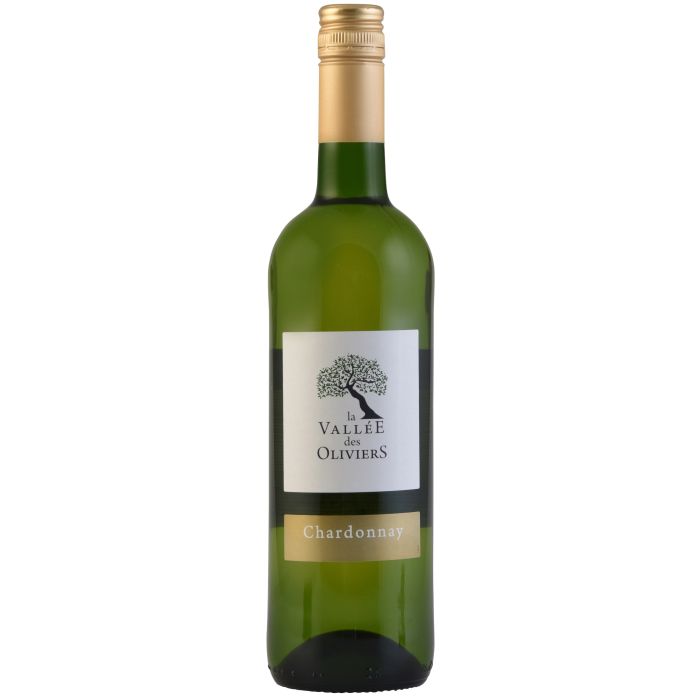 Vallee Oliviers Chardonnay witte wijn fles 75 cl