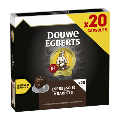 Douwe Egberts Koffie Espresso Krachtig Capsules 40 stuks