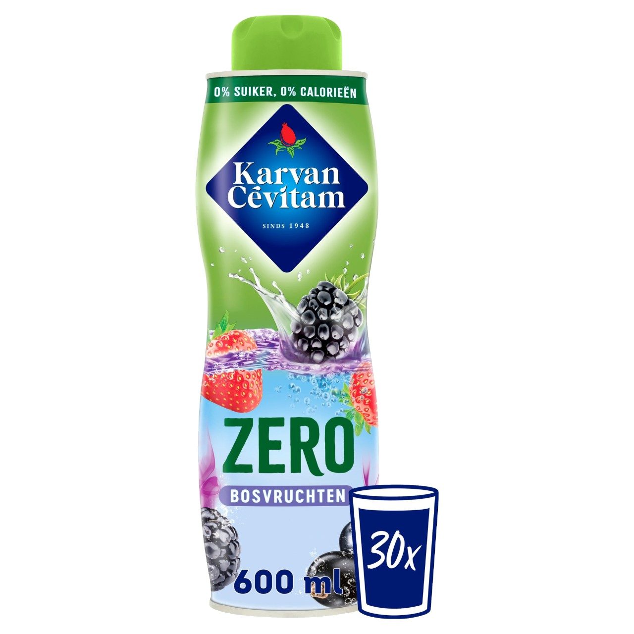 Karvan cevitam bosvruchten siroop 0% suiker 600 ml