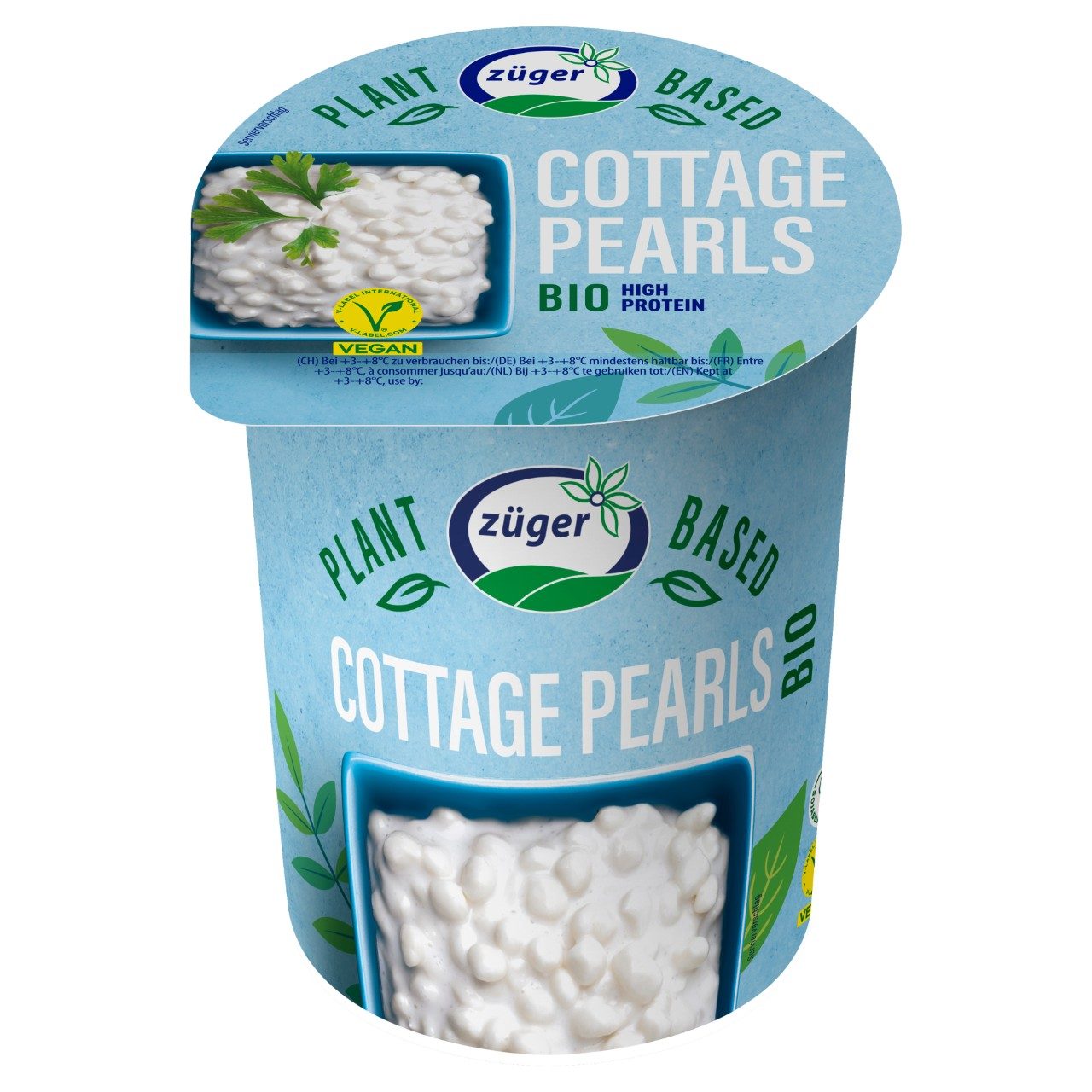 Zuger cottage cheese bio beker 450 gram