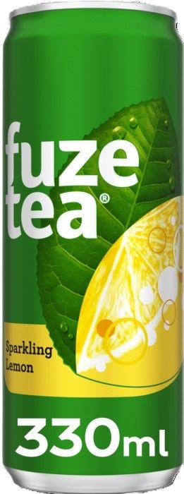 Fuze tea sparkling sleek blikjes 24 x 33 cl