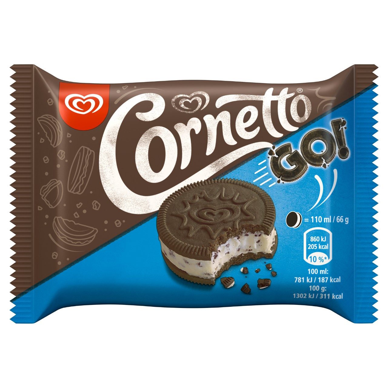 Ola cornetto go sandwich 33 x 110 ml