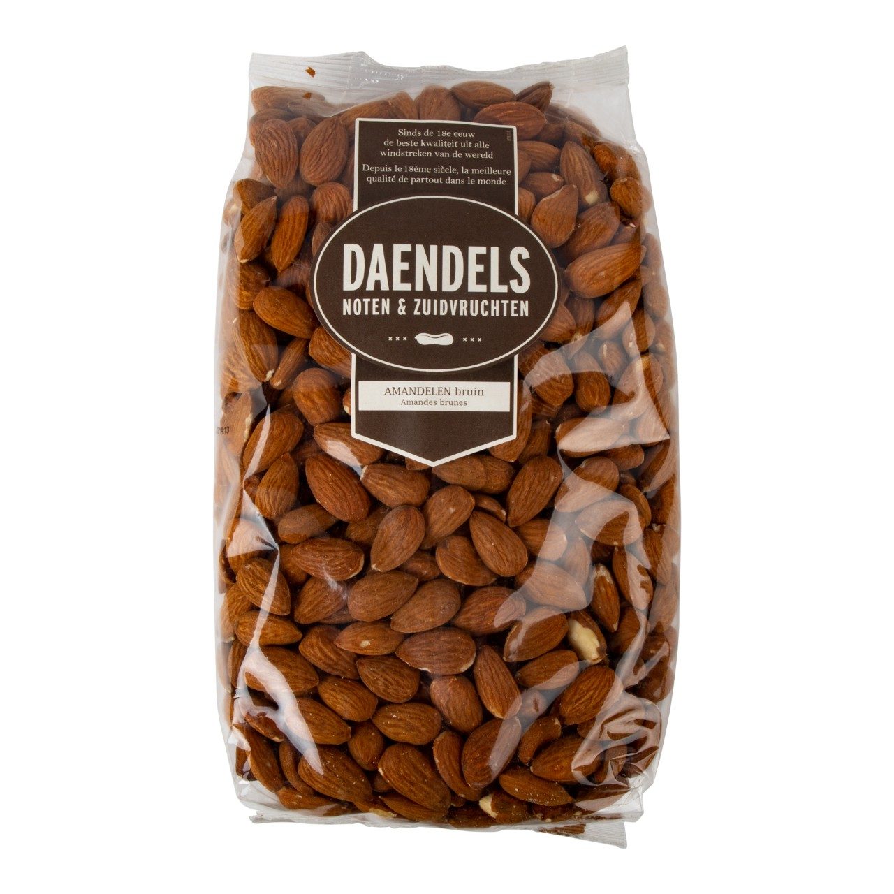 Daendels amandelen bruin zak 1 kilo