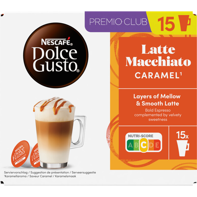 Nescafe Dolce Gusto Latte Macchiato Caramel XL 30 capsules