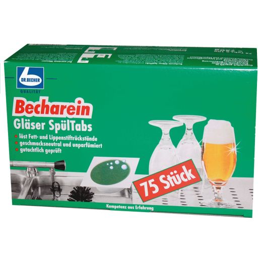 Dr. Becher Bierglasreiniger Tabs 75 stuks