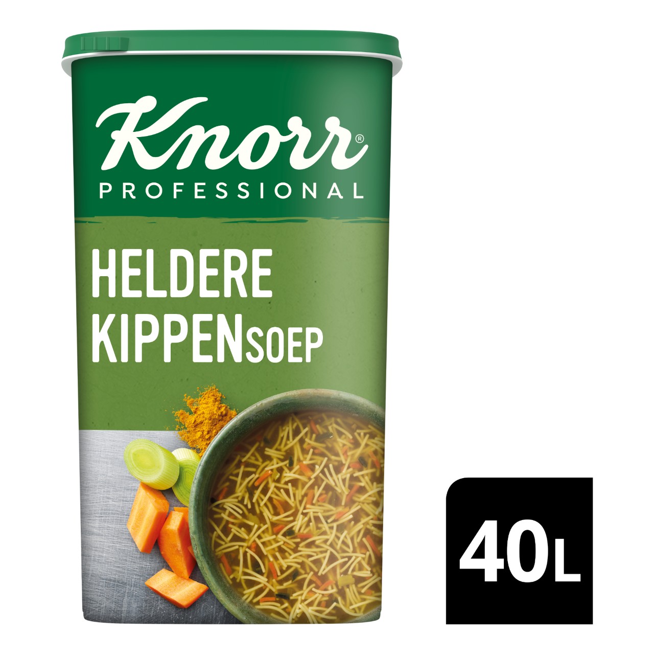 Knorr professional heldere kippensoep 1.4 kg 40 liter